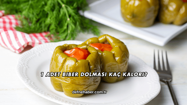 1 Adet Biber Dolması Kaç Kalori?