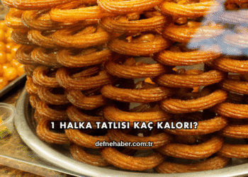1 Halka Tatlısı Kaç Kalori?