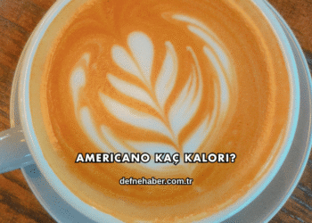 Americano Kaç Kalori?