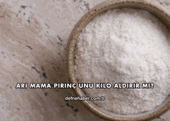 Arı Mama Pirinç Unu Kilo Aldırır mı?