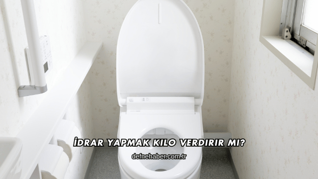 İdrar Yapmak Kilo Verdirir mi?