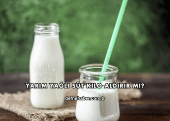 Yarım Yağlı Süt Kilo Aldırır mı?