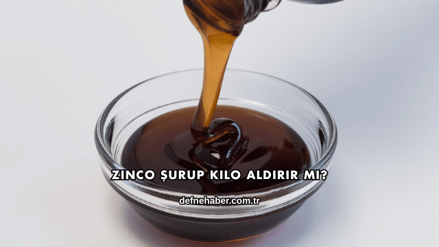 Zinco Şurup Kilo Aldırır mı?