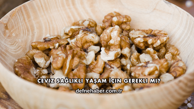 Ceviz Sağlıklı Yaşam İçin Gerekli mi?