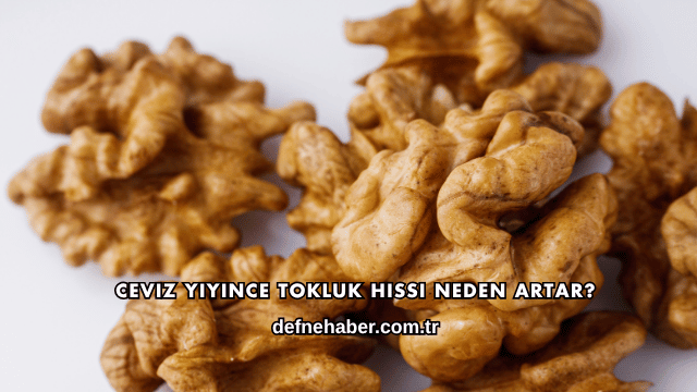 Ceviz Yiyince Tokluk Hissi Neden Artar?